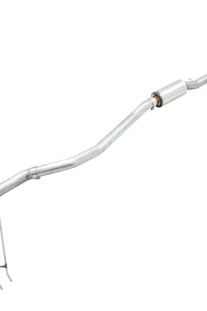 Popular AWE Tuning 2016+ Honda Civic Si Track Edition Exhaust w/Front Pipe & Dual Chrome Silver Tips