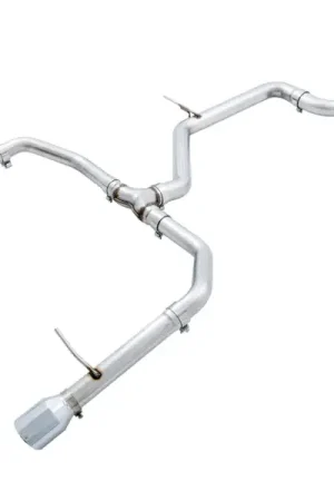 AWE Tuning 18-21 Volkswagen Jetta GLI Mk7 Track Edition Exhaust - Chrome Silver Tips (Fits OEM DP) Don’t Miss Out