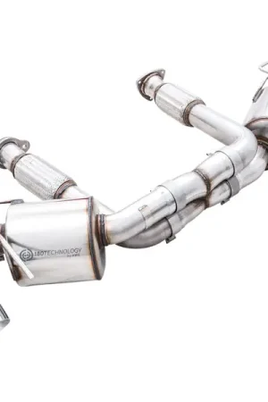 AWE Tuning 2020 Chevrolet Corvette (C8) Touring Edition Exhaust - Quad Chrome Silver Tips Worldwide Shipping