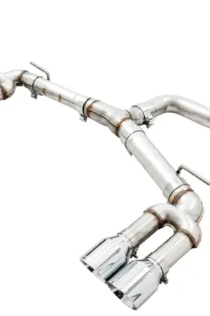 Low Price AWE Tuning Audi 8V S3 Track Edition Exhaust w/Chrome Silver Tips 102mm