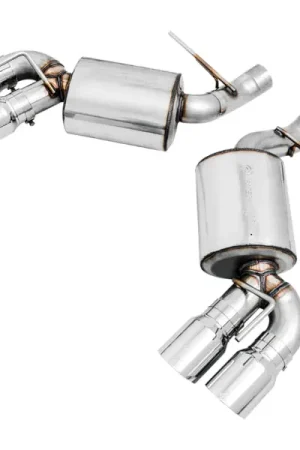 AWE Tuning 16-19 Chevrolet Camaro SS Axle-back Exhaust - Touring Edition (Quad Chrome Silver Tips) Markdown