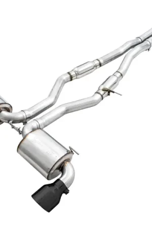 AWE 2020 Toyota Supra A90 Resonated Touring Edition Exhaust - 5in Diamond Black Tips Viral