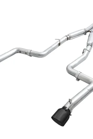 AWE Tuning 2015+ Dodge Charger 6.4L/6.2L Supercharged Track Edition Exhaust - Diamond Black Tips Limited Time