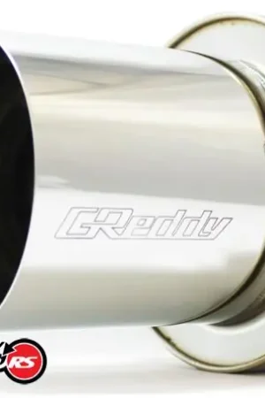 Brand New GReddy Universal 2.5in 3-Bolt Tip Revolution RS Mufller