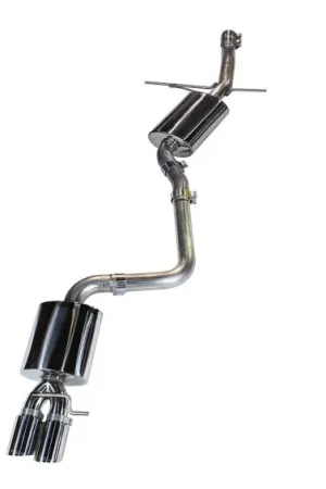 AWE Tuning Audi B8 A4 Touring Edition Exhaust - Single Side Polished Silver Tips Sale