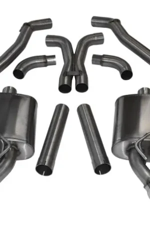 Holiday Sale Corsa 2012-2015 Chevrolet Camaro Coupe ZL1 6.2L V8 Polished Sport Cat-Back + XO Exhaust