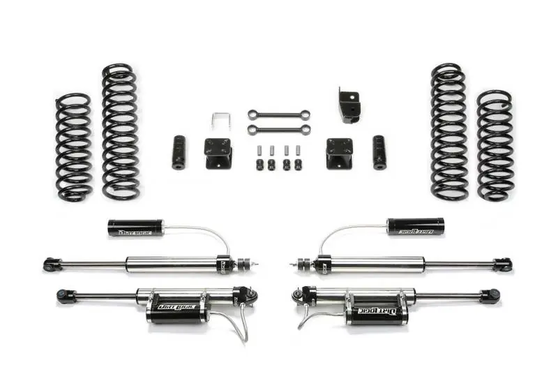 Fabtech 07-18 Jeep JK 4WD 4-Door 3in Sport System w/DL 2.25 Resi Shock – SBX Performance Special Offer