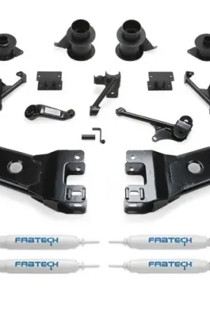 Fabtech 14-18 Ram 2500 4WD 5in Radius Arm System w/Coil Spacers & Perf – SBX Performance Free Returns
